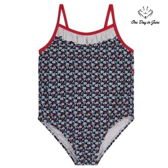 Kiko & Max Ruffle one Piece Swimsuit Size 12 Mths - Picture 1 of 4